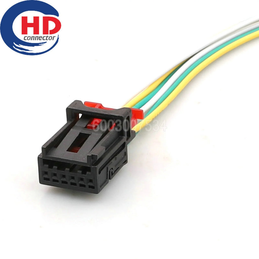 6 PIN Unsealed Car Starter Cable Harness Plug Electrical Male Female Connector for VW Audi 5Q0972706 Automobile Socket