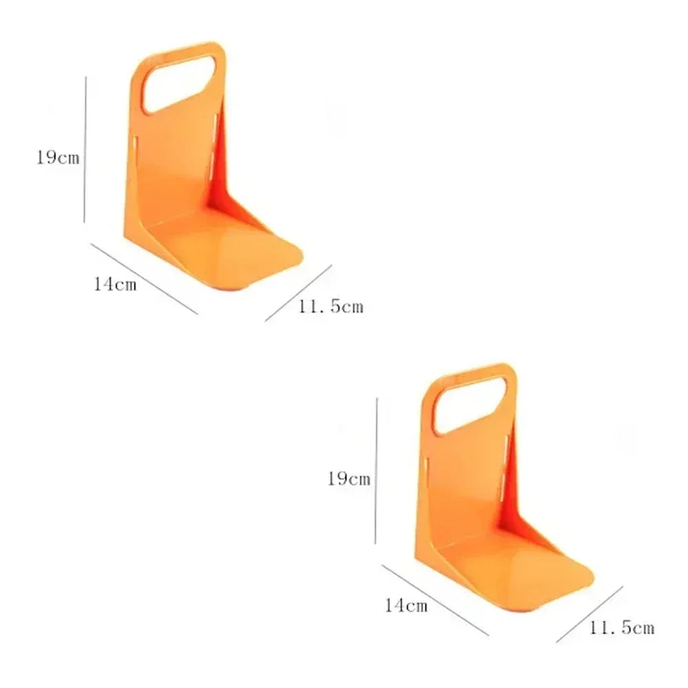 2pc Car Back Auto Trunk Fixed Rack Holder Stand Shake-proof Organizer Fence Storage Adjustable Distance Storage Box Fixer Amagi