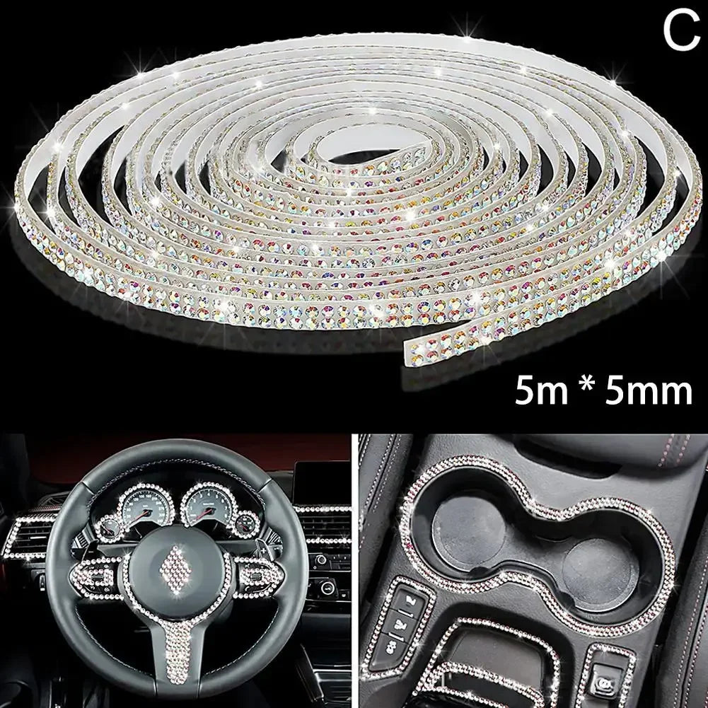 Car Decorative Stickers Auto Crystal Artificial Diamond Girls Car Decoration Accessories Auto Interior Cover  Waterproof amagi
