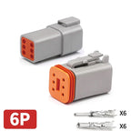 Deutsch DT/DTM/DTP/DTF Series Waterproof Connector 2-12Pin | Flange Mount for Automotive & Industrial Wiring Harness