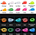 1M/3M/5M USB LED Ambient Light For Car LED Panel Dashboard Neon Strip Interior Decorations Atmosphere EL Light Line Tube With