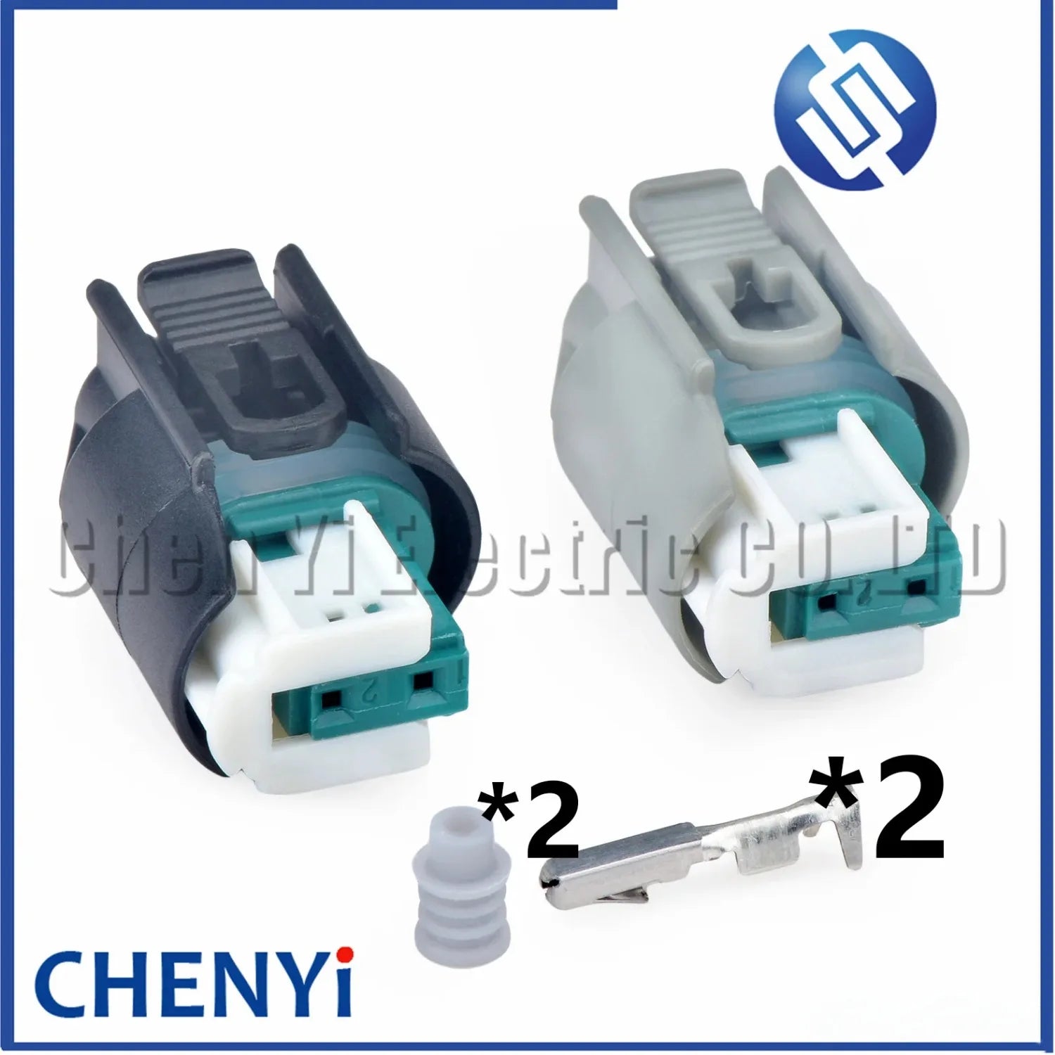 2 Pin auto waterproof connector Reverse radar temperature sensor Wire harness Plug 9-967644-1 1-965162-4 1-967078-1