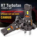 300W Turbo H7 LED CANBUS Lights 30000Lm Mini H11 LED Headlight With Cooling Fan Fog Driving Car Super Bright Waterproof Amagi