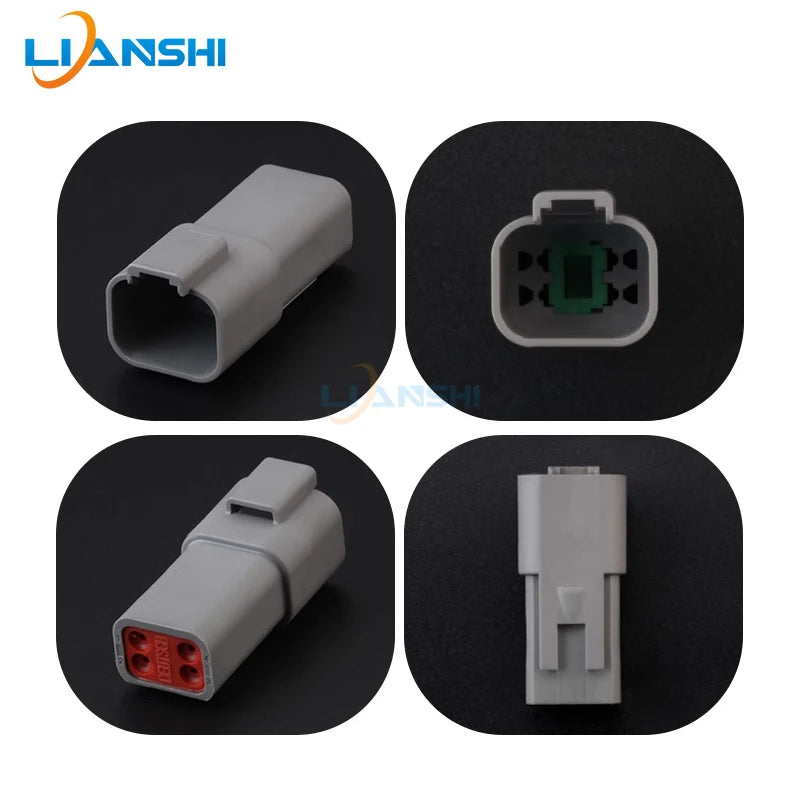 DT04-4P DT06-4S Deutsch Connector Automotive waterproof connector 4pin waterproof connector harness plug