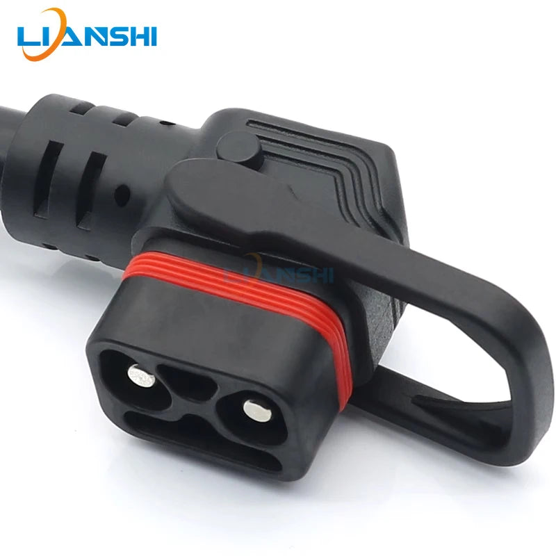 2+1+7 connector electric vehicle lithium battery bent wire harness plug power cord new energy storage charging female socket