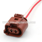 2Pin Connector Waterproof 3.5mm Male Female Connectors Automotive Wire Harness Cable Plug for Toyota FVW Audi A4 Q5 1J0973822A