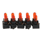 10Pcs T5.5 Led Bulb1.2W Car Interior Lights Dashboard Heating Indicator Wedge Auto Instrument Lamp air conditioning lamp 12V