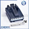 6 Pin Automotive connectors Power window lifting switch button plug H1BT-14529-AA 31073-1010 31073-1040 with Pin For Ford FOCUS