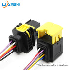 7-hole new energy vehicle waterproof connector harness plug 1-1418480 plastic case 1703648-1