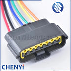 1 set 7 Pin female plastic housing plug wire electric cable automotive waterproof connector 6098-0148 for Nissan with 15cm 18awg