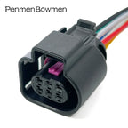 1 Set 6 Pin Auto Throttle Oxygen Sensor Electrical Cable Connectors Female Wire Harness Plug 1928404669 For 4H0973713
