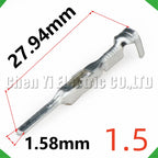 50 Pcs 1.5 mm Male or Female wire Crimp Pins For 7114-4102-02 7116-4103-02 82998-12670 ...
