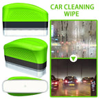Car Glass Oil Film Remover Automotive Glass Sponge Cleaning Brush Front Inner Windshield Oil Film Cleaner For Motorcycle Amagi