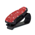 Woman Car Glasses Case Auto Sun Visor Glasses Holder Sunglasses Clip Card Ticket Holder Pen Case Clip Box Accessories For Toyota