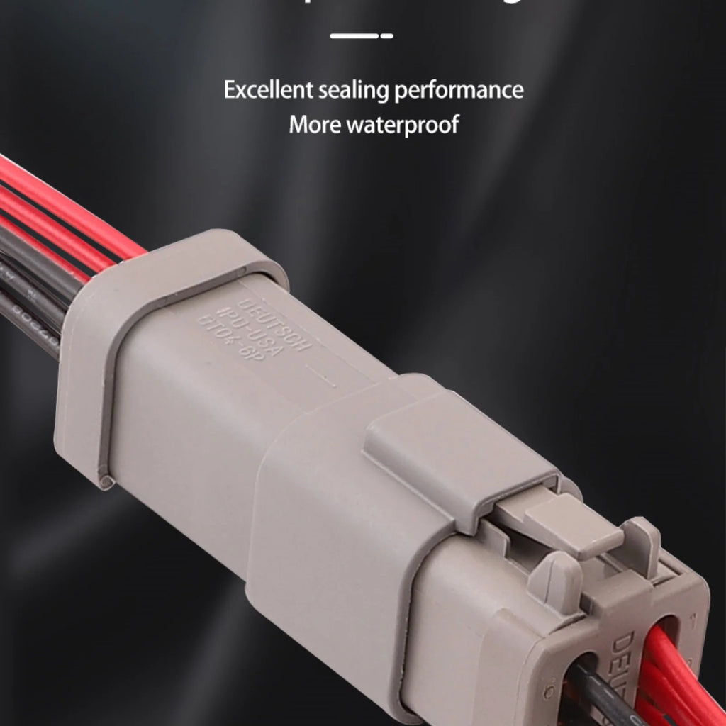 6 Pin Connector Waterproof 1.6mm Series Male Female Connectors Wiring Harness Housing Cable Socket DT04-6P-C017 DT06-6S-C017