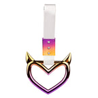 Colorful Car Tow Strap Tsurikawa Ring Heart JDM Train Bus Handle Hand Strap Styling Drift Charm Strap Auto Accessories