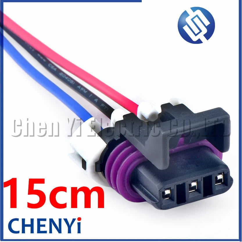 1 Set 3 Pin black Metri-Pack 150 male or female temperature Sensor Plug auto waterproof connector 12129615 12110293