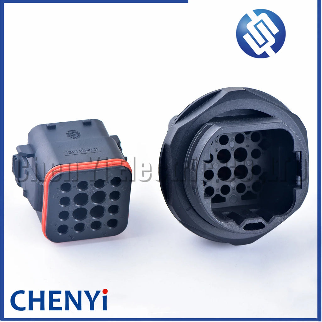 16 Pin (4B+12S) Male Female Waterproof Automobile Connector Electronic Plug 132124-001 132124-000 With Pins