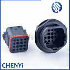 16 Pin (4B+12S) Male Female Waterproof Automobile Connector Electronic Plug 132124-001 132124-000 With Pins