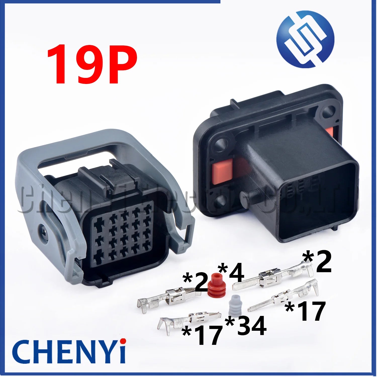 19 Pin Automotive waterproof connector Battery pack high and low voltage plug 1192800MB 1192800FB With pins For BYD