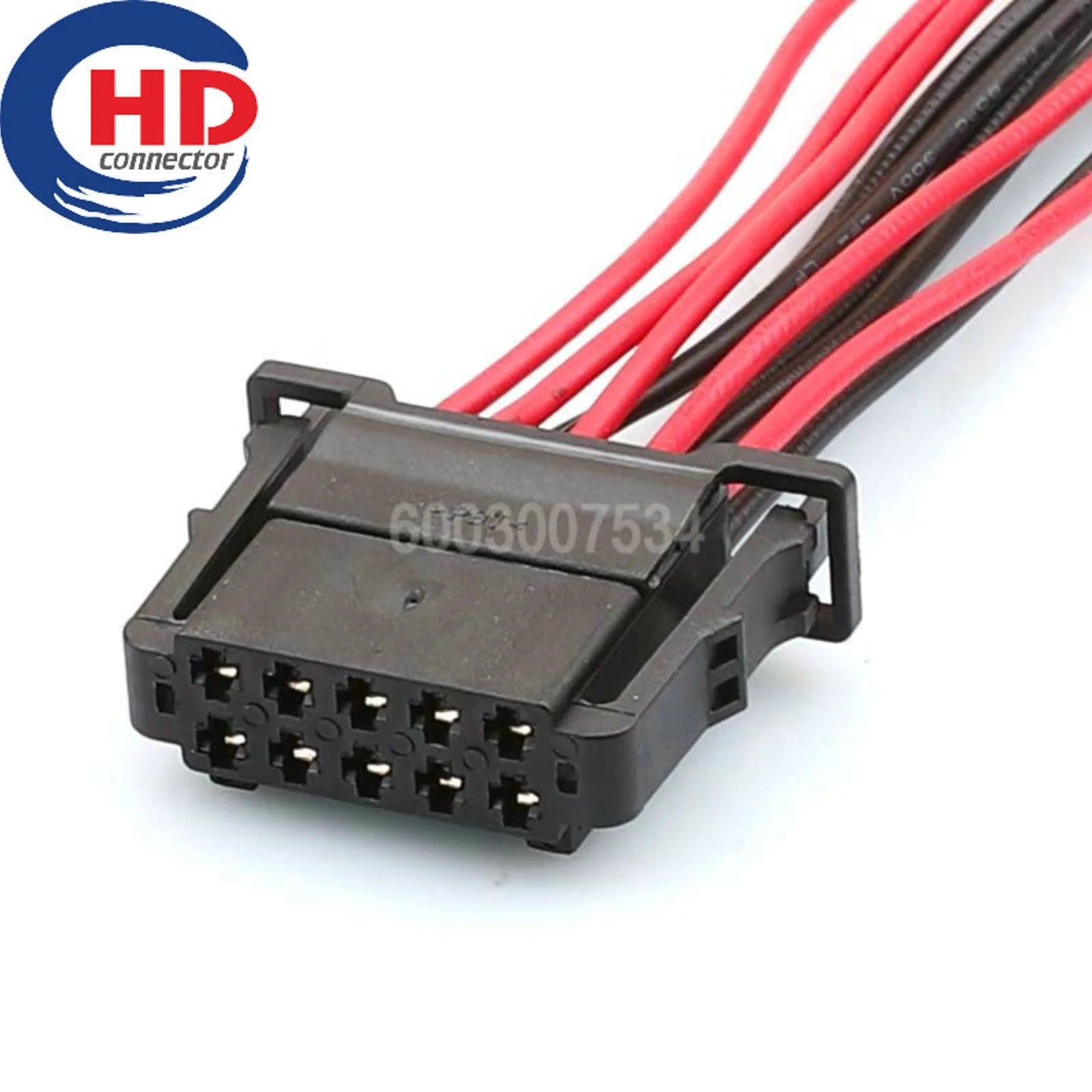 10 Pin Connector Unsealed 1.5mm Series Female Connector Cable Plug Motorcycle Electrical Harnesses Wiring Harness 6Q0972725