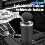Auto Garbage Bin Ashtray Leak-proof Car Cup Holder Trash Can with Cover Storage Box Bucket Waterproof Acessory Amagi