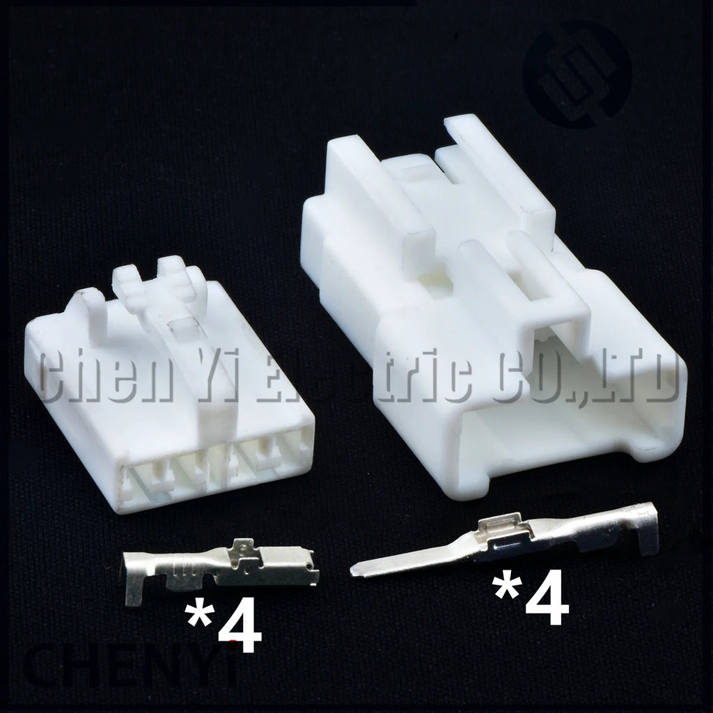 4 Pin Automotive connector Speaker audio horn Wire harness plug MG641041 MG651038 For Hyundai Kia