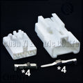 4 Pin Automotive connector Speaker audio horn Wire harness plug MG641041 MG651038 For Hyundai Kia