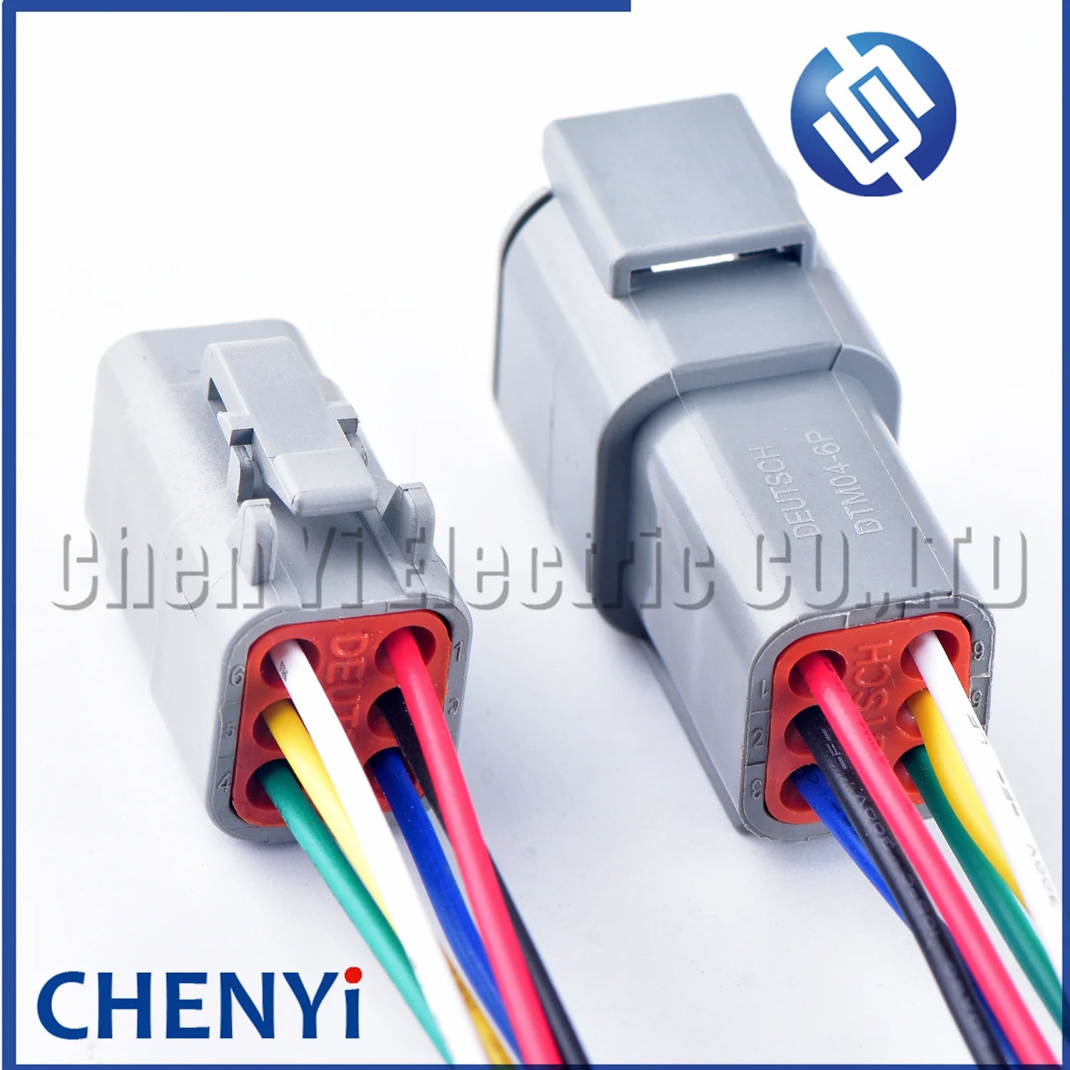 DTM series 6 Pin Automotive waterproof connector Sealed Wire Harness Plug DTM06-6S DTM04-6P with 15cm wires For Deutsch