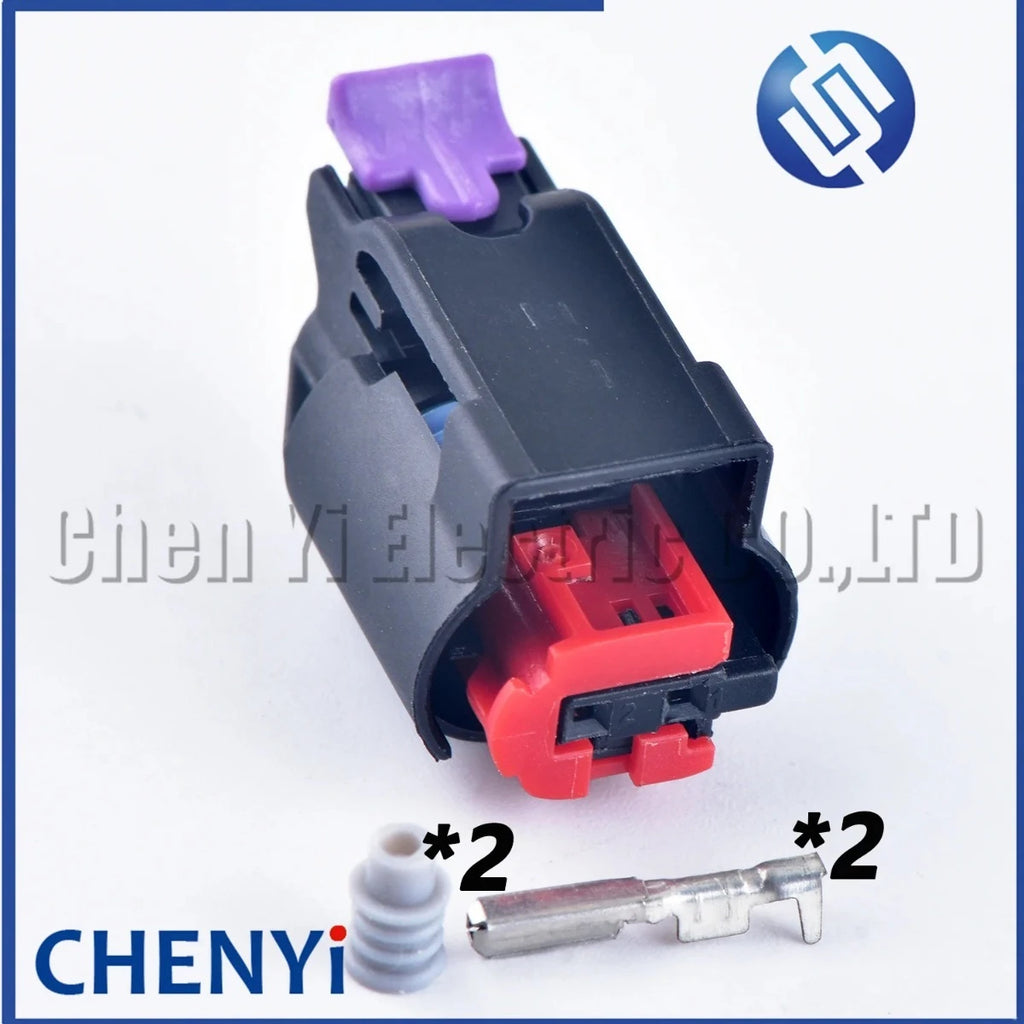 1 Set 2 Pin Automobile Waterproof  Housing Wire Cable Connector plug 2-1438608-1 1081914 1-1438608-1 1-1438608-5 1-1438608-1