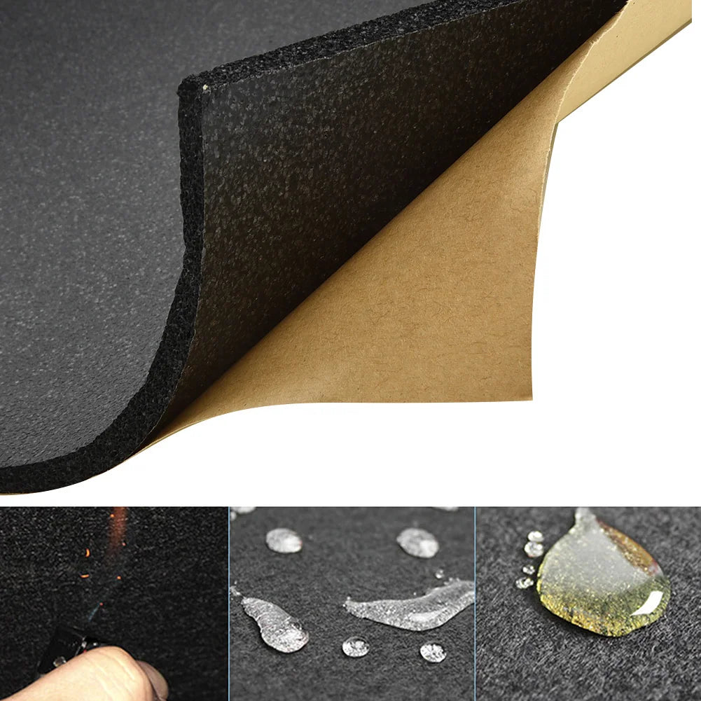 30*50cm 5mm Car High-Density High-Quality Sound Proofing Deadener Self Adhesive Foam Insulator Cotton Foam