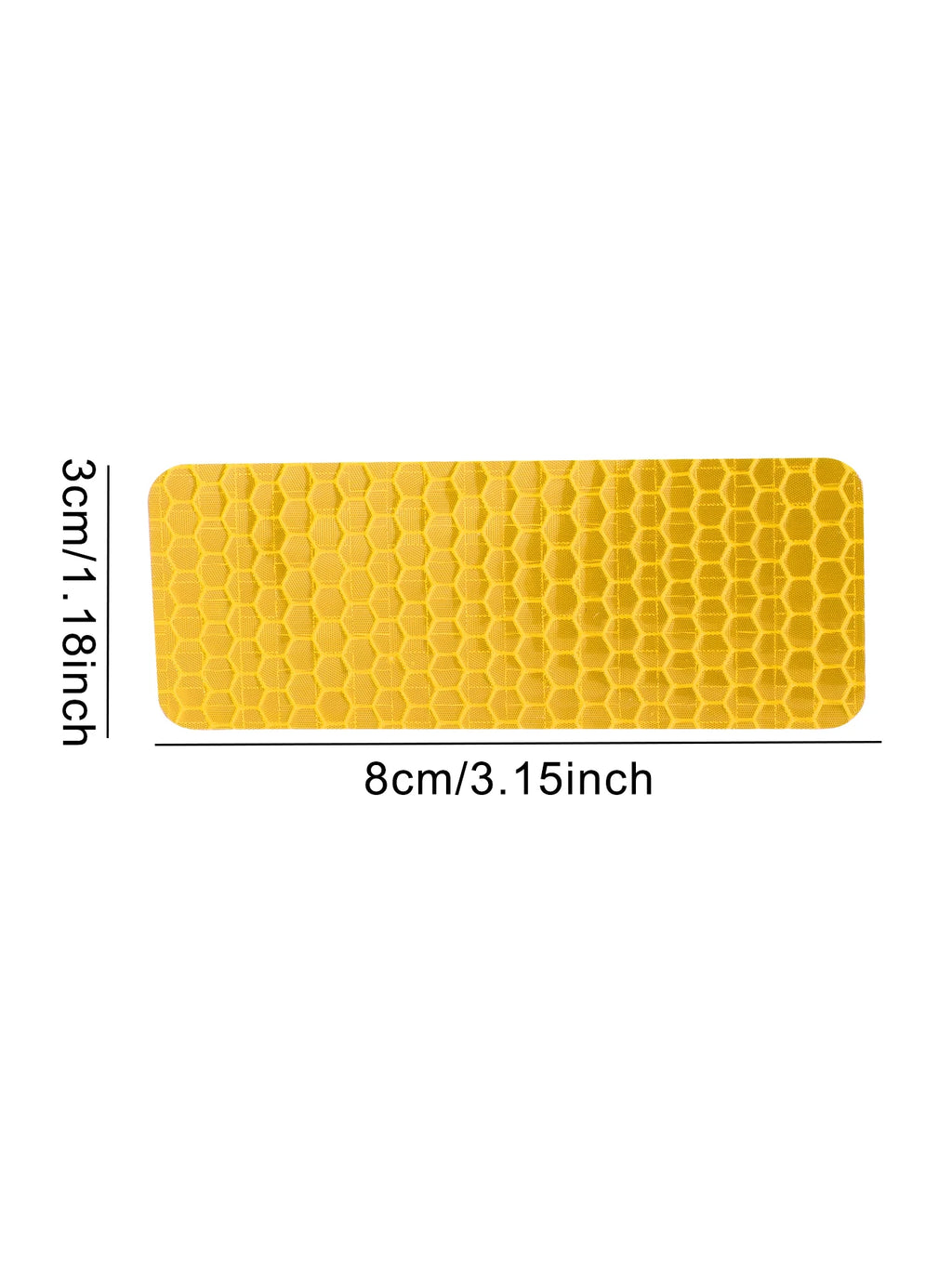 10pcs Car Bumper Reflective Safety Strip Sticker Warning Reflector Tape Auto Car Accessories Exterior Interior Reflector Sticker