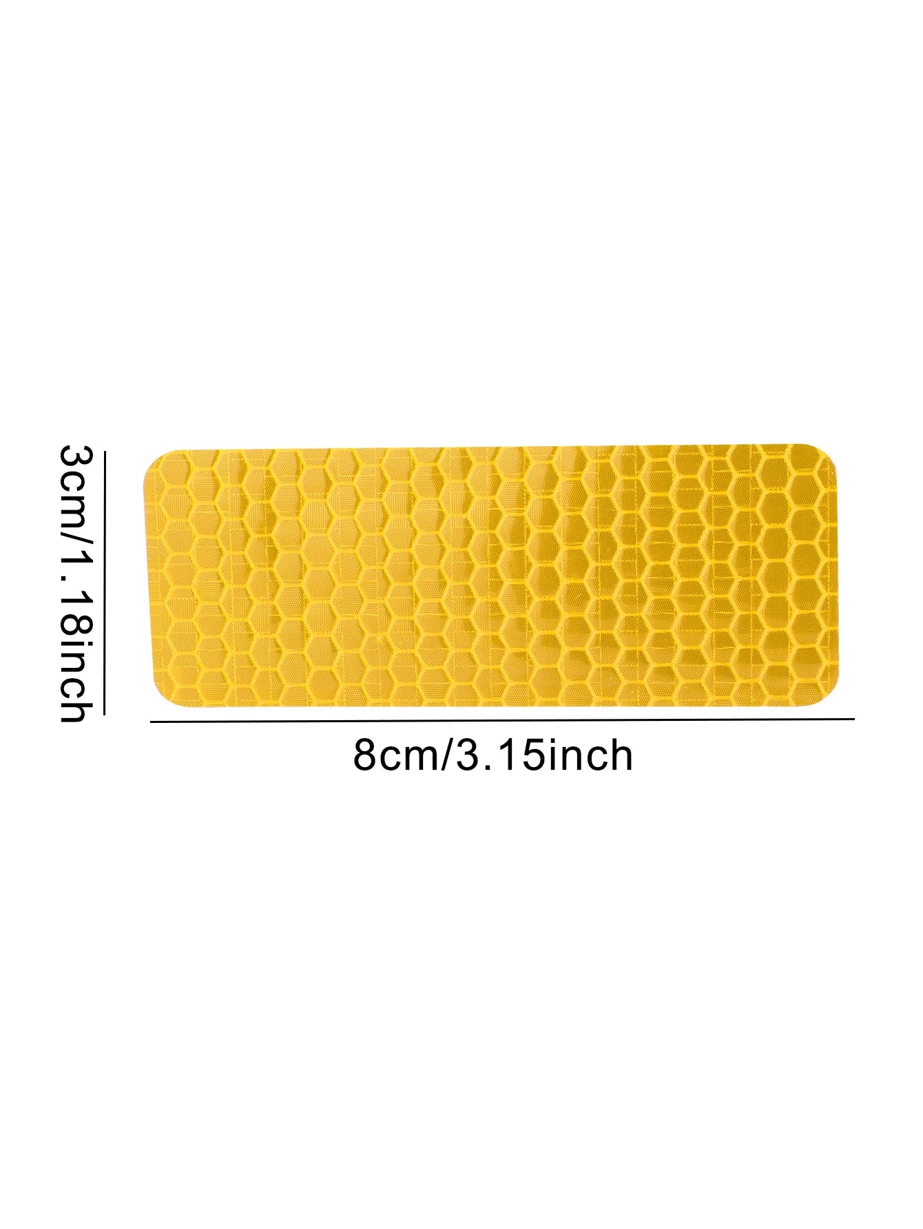 10pcs Car Bumper Reflective Safety Strip Sticker Warning Reflector Tape Auto Car Accessories Exterior Interior Reflector Sticker