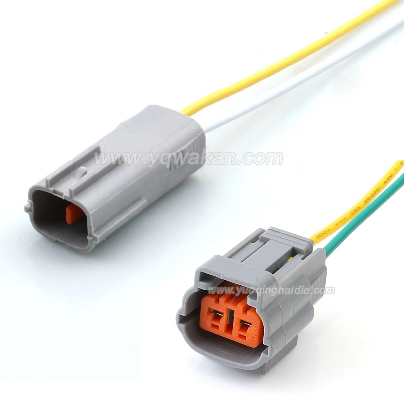 2PIN Connector Waterproof 2.2mm series Male Female Connectors Wiring Harness  Cable Plug 6195-0006 6195-0003