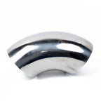 Car Exhaust Bend Elbow Pipe Fitting 2.5 63mm Stainless Steel Universal Car Exhaust Pipe Muffler Elbow Tube Bend Mandrel Fitting