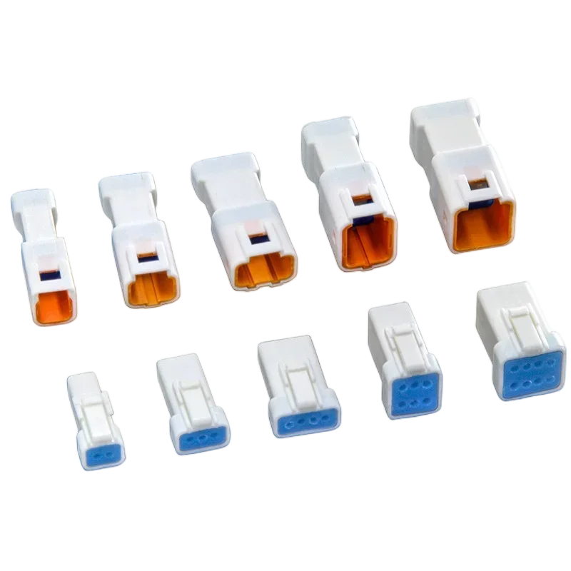 5/10/100 Sets Automotive Connectors JST02R-JWPF-VSLE 2/3/4/6/8 Pin Waterproof Connectors Male and Female Butt Plugs