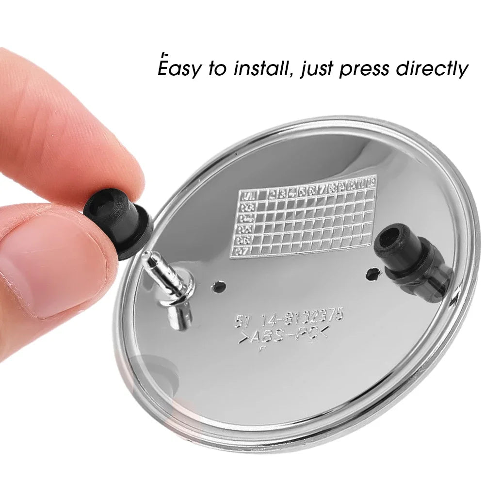 For BMW Logo Hole PVC Plugs Car Hood Logo Trunk Emblem Grommet Holder Clip for BMW E32 E34 E36 E38 E39 E46 E60 E66 E90 2-20PCS