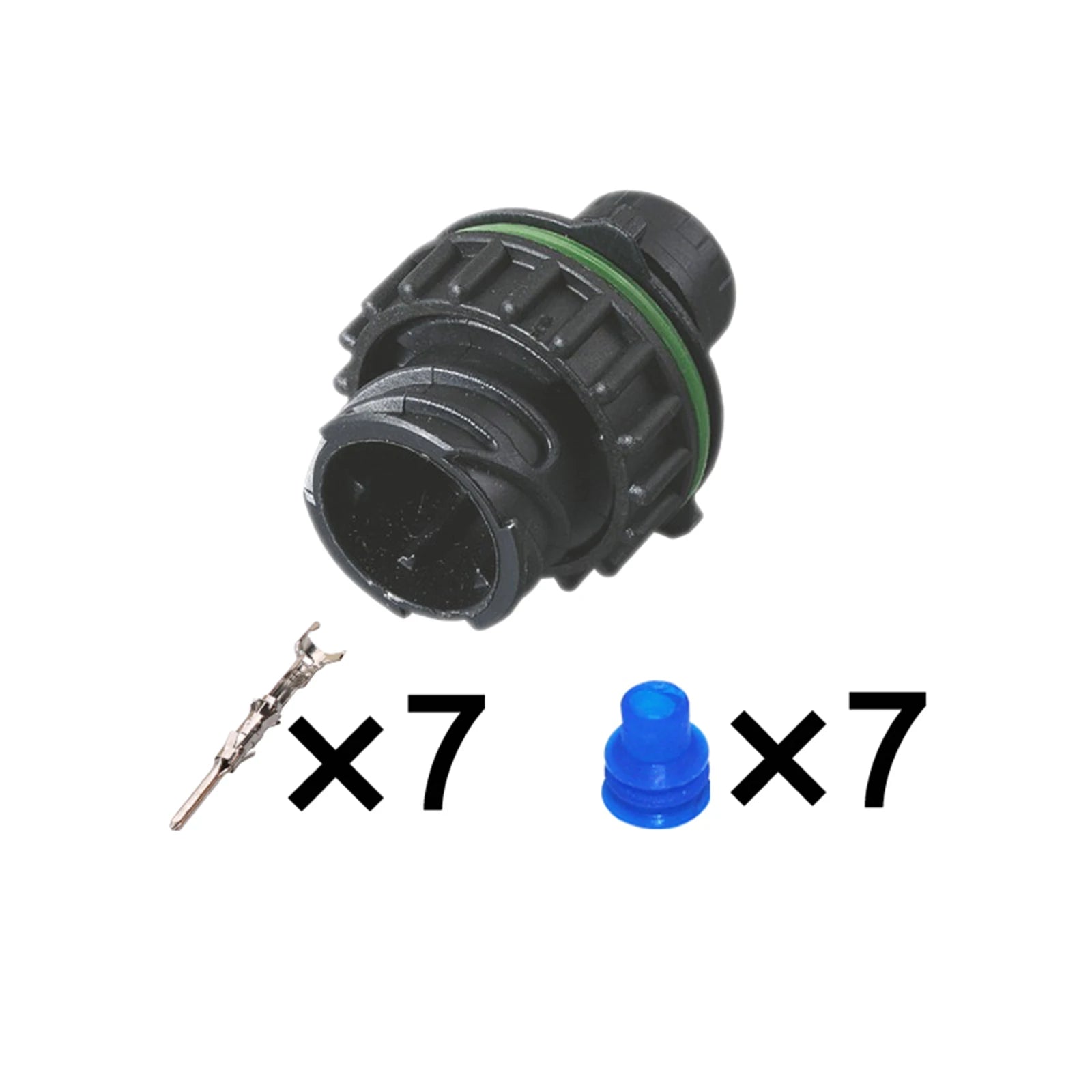 7Pin Connector Waterproof 1.5mm Male Female Connector Automotive Wiring Harness Cable Socket for Volvo 1718230-1 1-967650-1