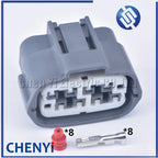 8 Pin female Automotive Waterproof  Sensor Connector harness plug 6189-0727  For Nissan Toyota