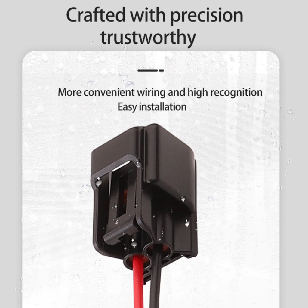 2 PIN Connector Waterproof 2.3mm Male Female Connector FW-C-2M-B FW-C-2F-B Wiring Harness