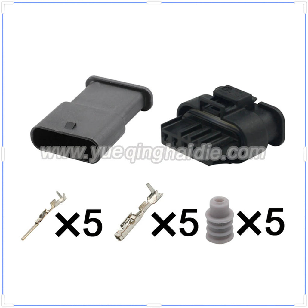 5Pin Connector Waterproof 1.2mm Male Female Connector Automotive Wire Harness Cable Socket for Benz BMW VW 872860541 872-860-541