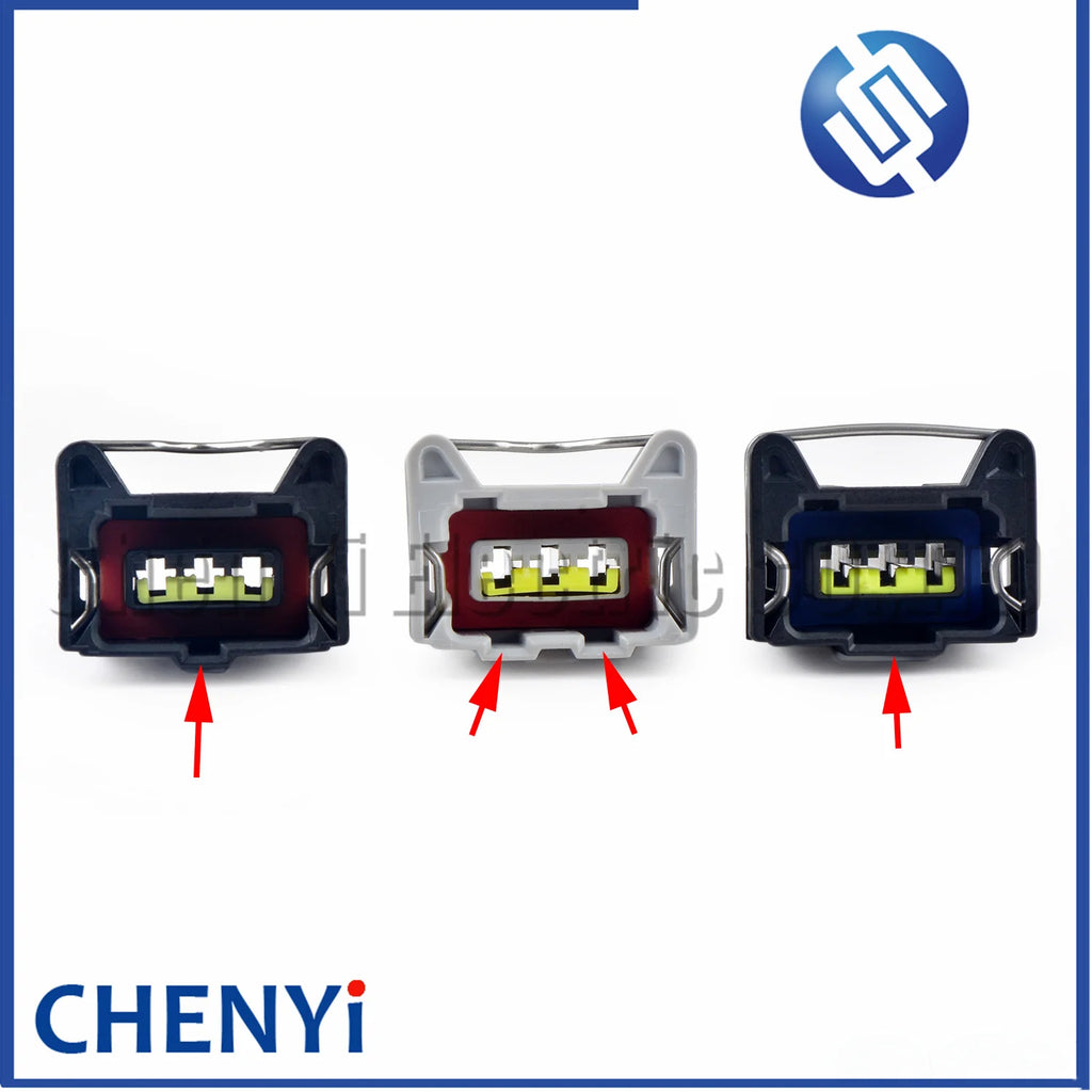 3 Pin Power Junior Timer Kit Boot Wire Connector Idle Motor Socket Electrical Oxygen Sensor Connector 282545-1 85205-1 368000-1