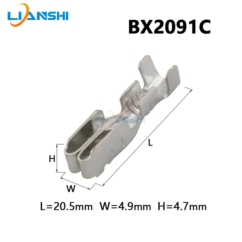 100pcs automotive fuse box terminal BX2091C automotive instrument fuse terminal