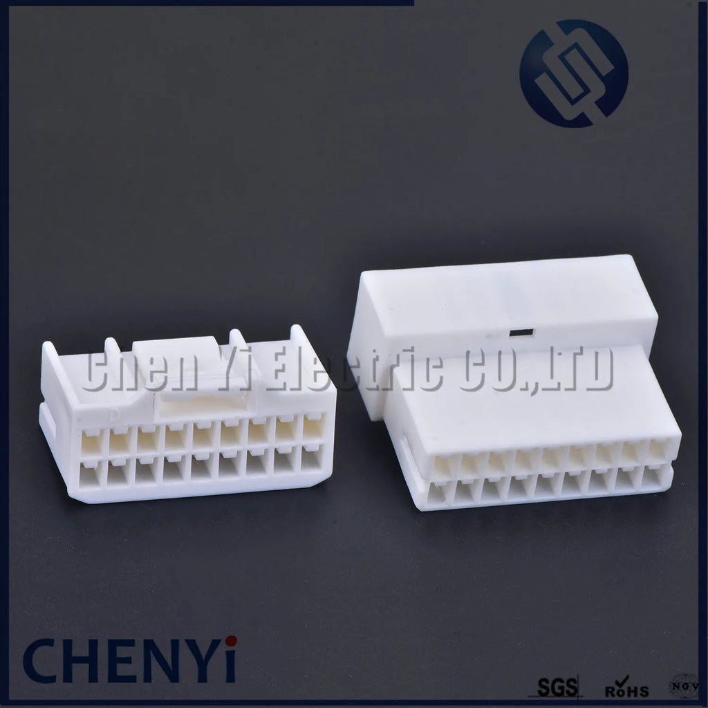 1 set 18 Pin headlight wiper combination switch light plug Window lifter fuse box plug 936213-1 936204-1