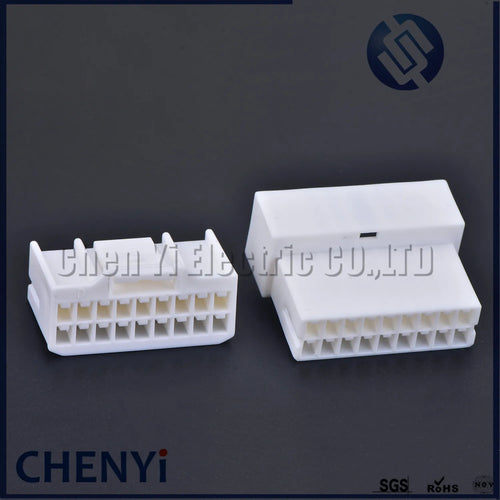 1 set 18 Pin headlight wiper combination switch light plug Window lifter fuse box plug 936213-1 936204-1
