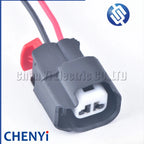 2 Pin female auto waterproof connector Fuel injector front wheel ABS sensor plug for Buick Chevrolet with 15 cm wires For EV6
