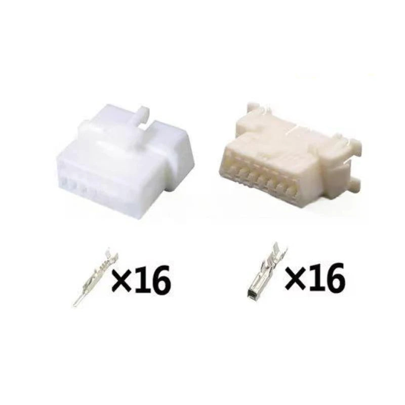 179631-1 Applicable to Toyota diagnostic socket plug /OBD interface sheath with terminal harness plug DJ7163-1.8-11/21