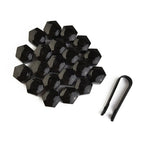 20x22mm Black Wheel Nut Bolt Covers ABS Cap For Range Rover For Vauxhal Protective Bolt Rims Cap Bolt Car Accessories