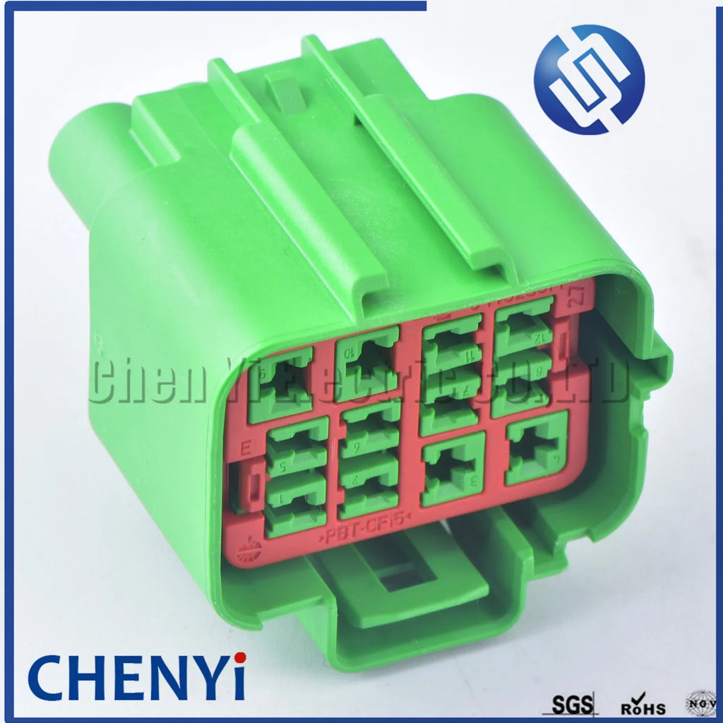 12 Pin 0-1452299-1 0-1452300-1 Female HeadLamp Light Harness Assembly Connector Plug For Volvo Land Rover S40 S60 S80L XC90 XC60