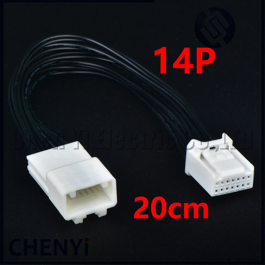 14 Pin Auto Connector Car Modification Parts Automotive plug Socket 6098-3877 6098-3917 90980-12369 90980-12370 For Toyota Lexus